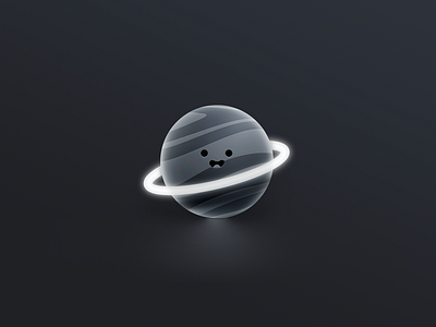 Lovely planet color design icon illustration ui