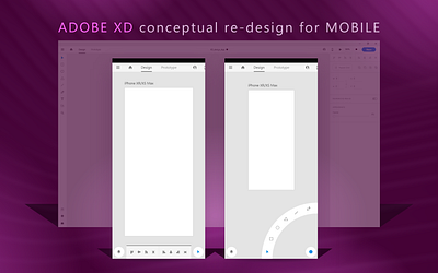 ADOBE XD conceptual redesign for Mobile phone adobe xd design adobexd app design redesign ui xd