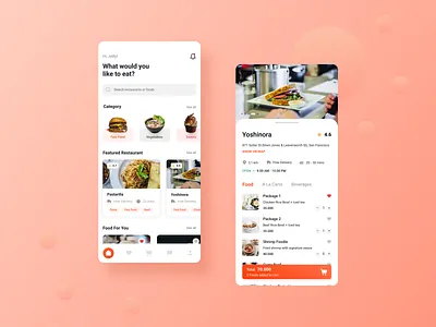 Mobile Food Delivery Apps app clean delivery design designer details exploraion food menu mobile mobile ui order ui ui ux ui design uiux