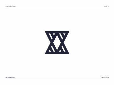 A-Z Logos: Letter X alphabet logo brand design branding letter x letter x logo lettermark logo logo design logodesign logomark minimalist logo monogram