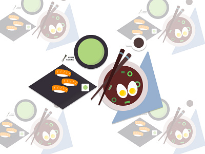 asian cusine: ilustrations art asia asian cusine design graphic design icon illustration sushi ui ux vector website