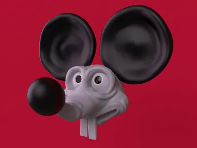 El Mickey 3d abrahambarrera character cinema4d mickey mickeymouse model redshift redshift3d zbrush