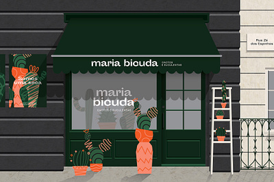 Branding for Maria Bicuda brand brand identity cactus illustration logo