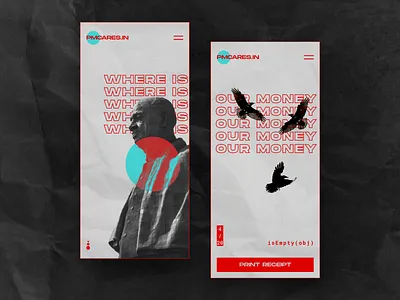 Mobile Website - Patel's Decay landing page mobile mobile ui mobile website responsive surreal web design