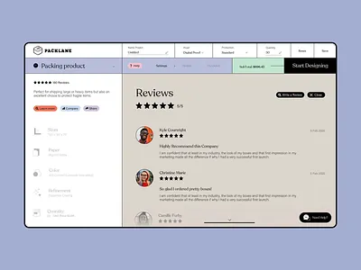 Packlane - 3D Editor UX Research app colorful e comerce flatdesign icons illustration interaction interface product design ratio review ui uiux ux web webdesign website