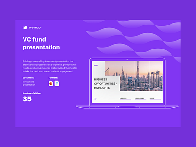 Design case study of Venture Capital Fund deck case study casestudy corporate design fund investor deck keynote keynote presentation pitch powerpoint presentation deck presentation design vc venture capital venture fund presentation