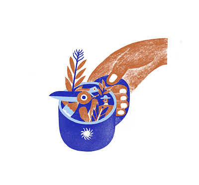 From Farm to Cup branding design illustration illustrator logo merch merchandise procreate