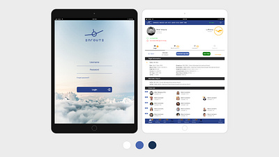 ENROUTE adobe xd app design aviation ios app ipod tablet design uiux uiux design user experience user interface