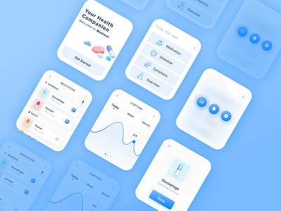 Medime - Medicine Reminder App, Smartwatch UI concept app apple watch design figma smartwatch ui uidesign uiux userinterface ux uxdesign watch watchos webdesign