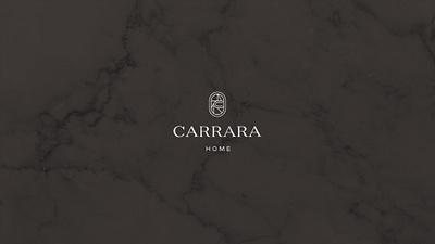 Carrara Home. branding design geometric design logo