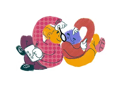 Customer obsession character design illustration user experience