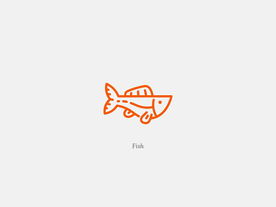 Inktober 2020 - 01 - Fish fish icon icon set iconography icons icons set iconset inktober inktober2020 line ui ux vector web