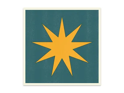 Asterisks asterisk bold dingbat icon print riso risograph simple star symbol type typography