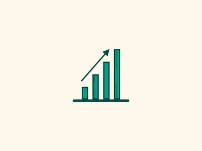 Productivity icon blog post flat green icon minimal productivity icon shopify shopify plus