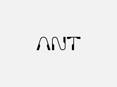 Ant - Logo design, branding, logotype, typography branding letter lettermark logo logo design logos logotype minimalist design minimalist logo modern design modern logo simple design simple logo simplicity type design typeface typogaphy typography