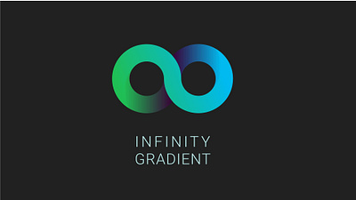 Infinity Gradient color palette design gradient gradient design gradient logo illustration illustrator logo typography