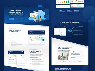 EverCheck.com visual explorations branding clean colorful dashboard data evercheck healthcare homepage icon icons illustration marketing agency reports stripes ui web design webdesign