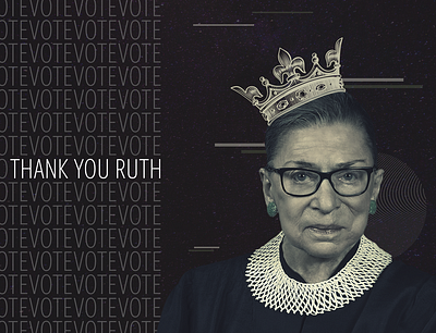 VOTE Nov. 3 2020 creative design graphic design illustration justice rbg vector vote