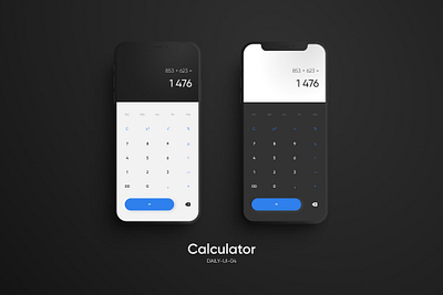 Daily UI #004 - Calculator calculator app calculator ui