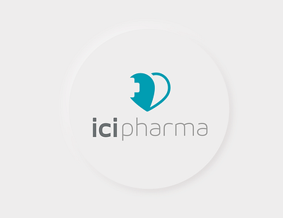 Icipharma logo branding health healthcare heart heart logo hospital hospital logo logo pharmaceutical pharmacist pharmacy pharmacy logo