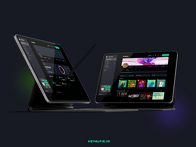 Heyalfie Crypto Dashboard app crypto dashboard design heyalfie mobile ui zil
