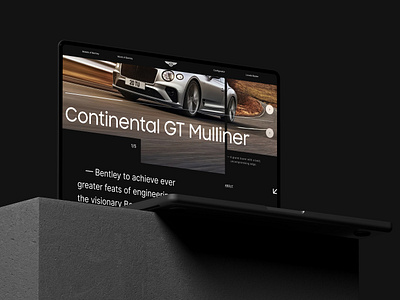 Bentley Website redesign app bentley cars figma landing page luxury minimal ui user interface ux web design web development website website development website redesign