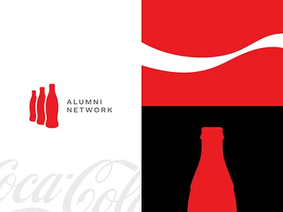Coca-Cola Alumni Network bottle coca cola coke logo