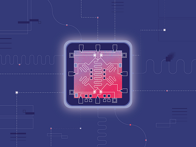 Quantum Computing atoms bold computer computer science computers computing cpu electron physics processor quantum superposition vector