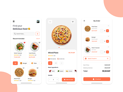 Delivery App app delivery app delivery service design food food and drink food app graphic product design service ui ui design uidesign uiux ux ux ui ux design uxdesign