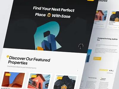 Oraestate - Real Estate Website Design agency app branding building clean design homepage house illustration logo minimal minimalist mobile product property real estate real estate ui realestate ui ux