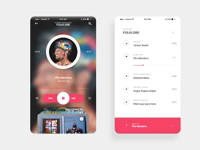 Music App UI Design application apps design artwork design designer graphic design illustration music app ui ui