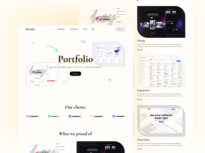 Portfolio Page - Digital Agency Website agency agency template agency website cozy design digital agency template webflow webflow template website