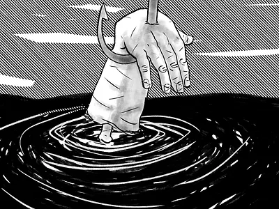 Inktober: Fish black and white creepy fish illustration inktober inktober2020 inky spooky