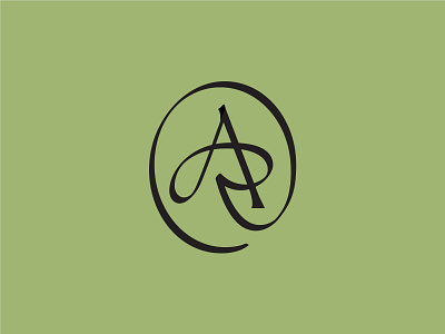 AR Monogram emblem monogram symbol typography