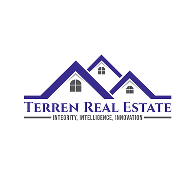 TERREN REAL ESTATE LOGO brand identity branding business cards business logo company brand logo company logo icon illustration logo logodesign typography vector