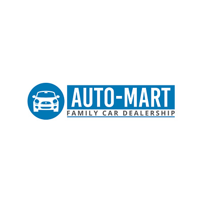 AUTO MART LOGO brand identity branding business cards business logo company brand logo company logo design icon illustration logodesign typography vector