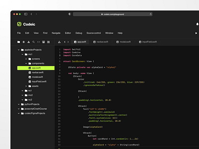 Codeic Coding Playground WebApp code coding dashboard green program programming webap webapp