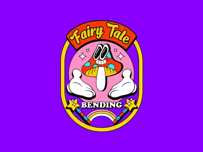 fairy tale logo cartoon cartoon character design logo logo design logos logotype magic mascot character mascot logo mushroom old school