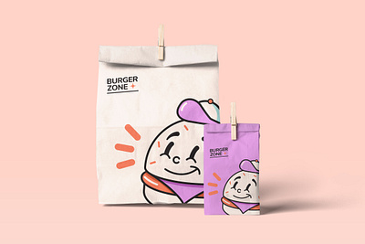 Burger Zone 1930 1930s animation branding branding design burger burger logo burger menu cartoon cartoon character design gif logo logo animation package design packaging retro vintage