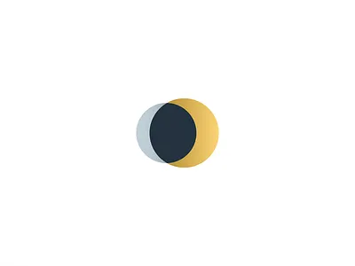 Sun and Moon alchemy branding cosmos eclipse geometry gold icon logo mark minimal minimalist planet silver space star symbol