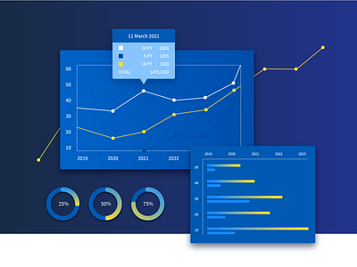 Visual 1ci abstract circle flat graphic illustration infographic line minimal scheme ui ux vector web