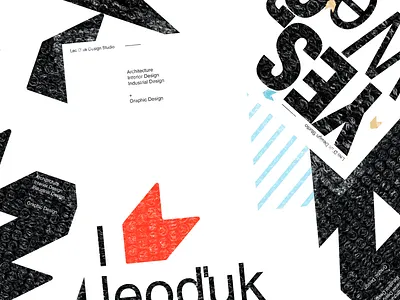 Posters for LeoD`uk Design Studio. Lviv \ 2020 branding digital graphic design icon illustration poster type art typography vector