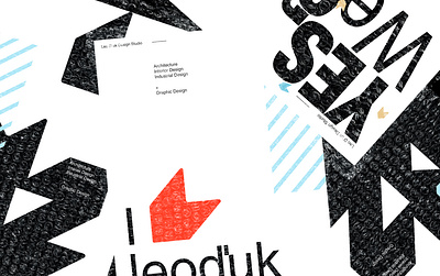 Posters for LeoD`uk Design Studio. Lviv \ 2020 branding digital graphic design icon illustration poster type art typography vector