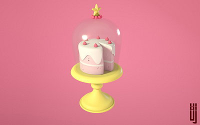 Sweet 3dmodel test 3d art cake