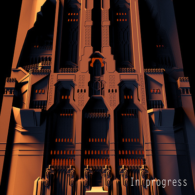 Gates of Erebor (Battle for Middle Earth Reforged) WIP 3d lord of the rings