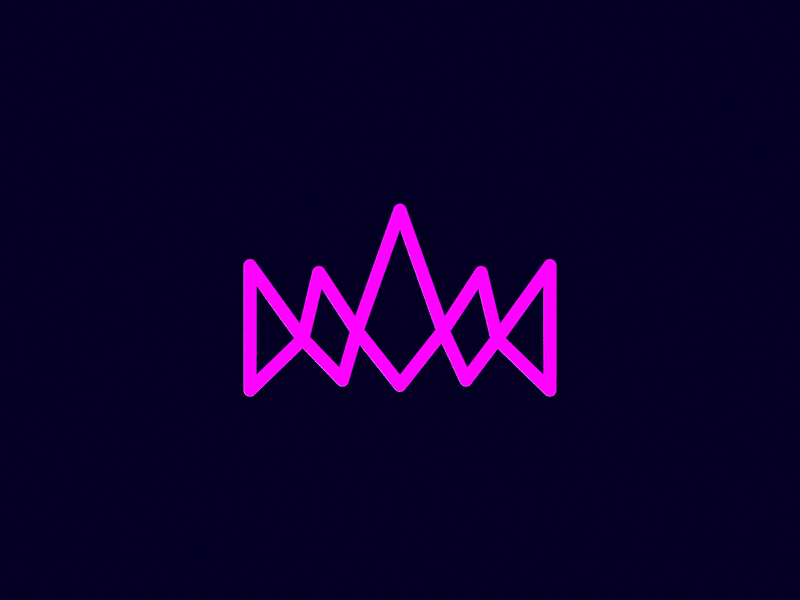 Queen of the south Bar/Club agency bar branding club crown graphic design logo pink queen