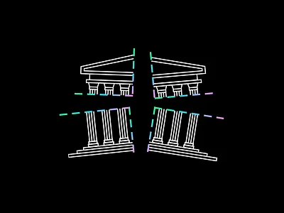 DeFi blockchain cryptocurrency illustration