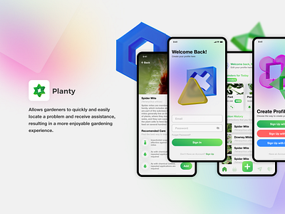 Planty App (iOS) / Case Study case study design interface ios product design testing ui uiux user experience user interface user research ux