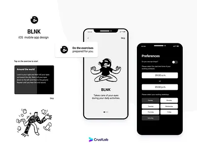BLNK - iOS mobile app design appdesign appdevelopment appillustration design healthcare healthcare app illustration ios iosapp iosdesign iosdevelopment mobiledesign mobiledevelopment ui uidesign ux uxdesign