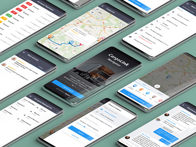 CargoLink Navigator App android app android app design app design graphic design icon mobile mobile app mobile app design mobile design mobile ui ui ux